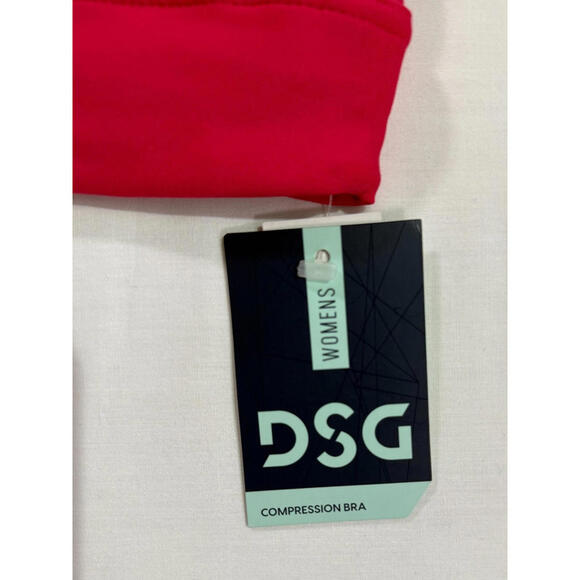 DSG Women's Racerback Compression Bra Watermelon Rouge Size Medium - Picture 6 of 12